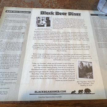 Black Bear Diner Milpitas - Their Story - Diners Near Me - Milpitas, California