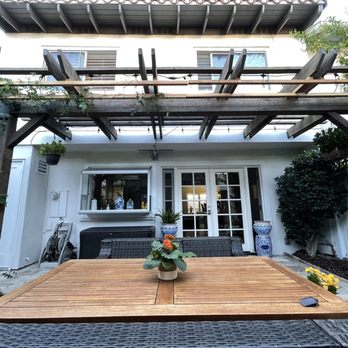 Smith Welding & Fabrication - Bases supporting finished pergola - Metal Fabricators Near Me - Santa Ana, California Smith Welding & Fabrication - Bases supporting finished pergola - Metal Fabricators Near Me - Santa Ana, California