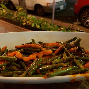 Thai District - Green Beans Prikking with Chicken extra spicy - Thai Near Me - Long Beach, California Thai District - Green Beans Prikking with Chicken extra spicy - Thai Near Me - Long Beach, California