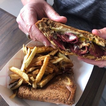 Diamond Lake Junction Cafe & Quick Mart - Pastrami and Swiss with fries - Diners Near Me - Chemult, Oregon