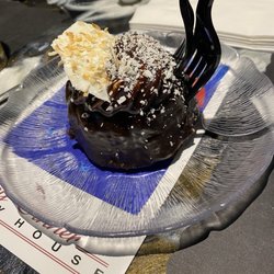 Derby Dinner Playhouse - A chocolate coconut cake for dessert at Derby Dinner.