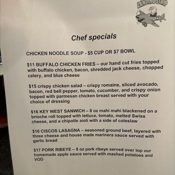 The Landing Strip - Menu Specials - New American Near Me - Middle River, Maryland