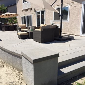 Reid Concrete Construction - Pillars provide extra seating as well as looking sharp! - General Contractors Near Me Reid Concrete Construction - Pillars provide extra seating as well as looking sharp! - General Contractors Near Me