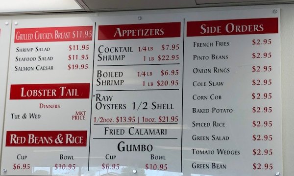 Menu photo 2 White River Fish Market Broken Arrow, OK Menu photo 2 White River Fish Market Broken Arrow, OK