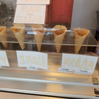 Tara's Organic Ice Cream - Baby, small, and medium/large cones... plain and sesame - Ice Cream & Frozen Yogurt Near Me - Berkeley, California Tara's Organic Ice Cream - Baby, small, and medium/large cones... plain and sesame - Ice Cream & Frozen Yogurt Near Me - Berkeley, California
