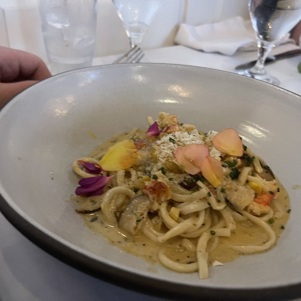 Twenty-Eight Atlantic - Lobster "Carbonara"* - Seafood Near Me - Harwich, Massachusetts Twenty-Eight Atlantic - Lobster "Carbonara"* - Seafood Near Me - Harwich, Massachusetts