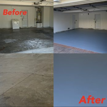 Ortiz Coatings & Design - Pressure wash and 2 coats of concrete paint. By client request. Came out great for this house flip....Budget friendly!! - Flooring Near Me Ortiz Coatings & Design - Pressure wash and 2 coats of concrete paint. By client request. Came out great for this house flip....Budget friendly!! - Flooring Near Me