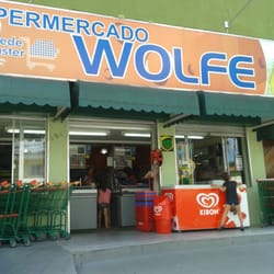 Supermercado Wolfe - Entrada do Supermercado Wolfe.