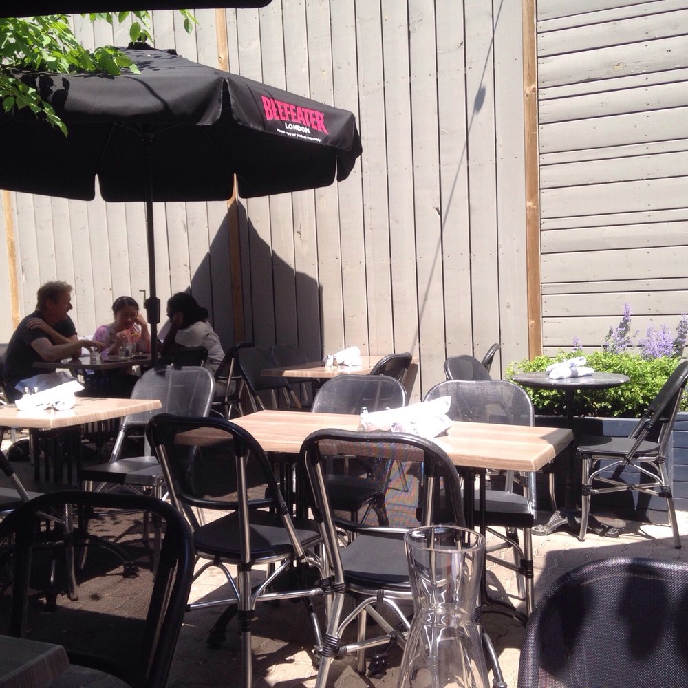 The Oxley - Really nice Patio out back, away from construction noise and dust of the front patio. - Pubs Near Me - Toronto, Ontario The Oxley - Really nice Patio out back, away from construction noise and dust of the front patio. - Pubs Near Me - Toronto, Ontario