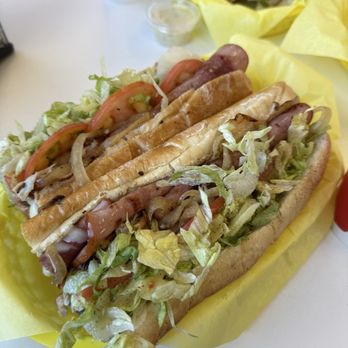 The Yeller Sub - Hot On-Deck Torpedo with grilled onions and mushrooms - Sandwiches Near Me - Albuquerque, New Mexico