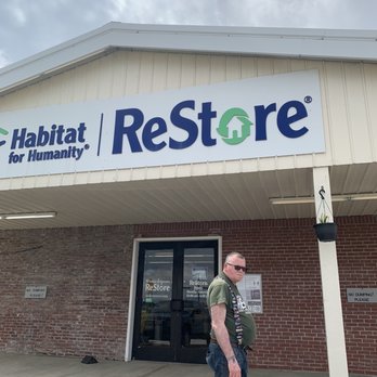 Greenfield Habitat Restore - Tony at the entrance - Thrift Stores Near Me - Greenfield, Indiana