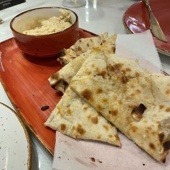 Incredible India - Hummus and HUMMUS CHEESE NAAN - Indian Near Me - Indianapolis, Indiana