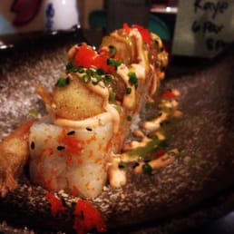 Cali Roll with Prawn Popcorn. Yum yum in my tum tum!!