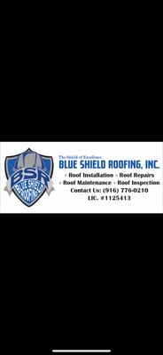 Blue Shield Roofing Logo