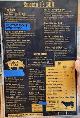 Menu photo 2 Smokin J's BBQ Poway, CA Menu photo 2 Smokin J's BBQ Poway, CA