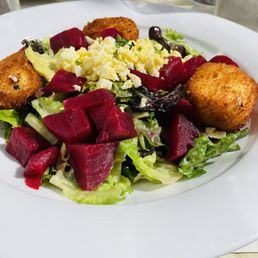 Crispy Goat Cheese Salad Lunch Crispy Goat Cheese Salad Lunch
