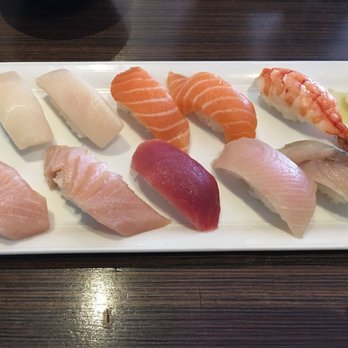 Naked Fish - Millbrae - 10. Ten Pieces Nigiri Sushi Special Sushi Combo Lunch - Japanese Near Me - Millbrae, California Naked Fish - Millbrae - 10. Ten Pieces Nigiri Sushi Special Sushi Combo Lunch - Japanese Near Me - Millbrae, California