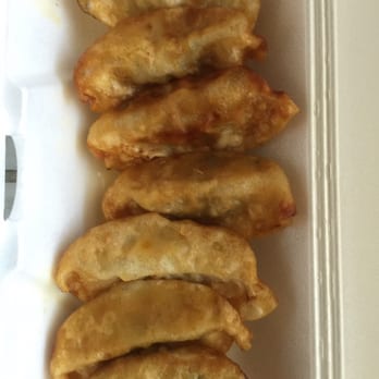 Modesto Sukiyaki - Gyoza.  One order.  I was given the option of fried or steamed, & asked for fried. - Sushi Bars Near Me - Modesto, California