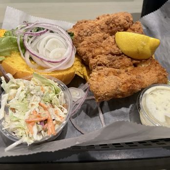 Get Hooked Grill - Fried fish with Cole slaw - Seafood Near Me - New Port Richey, Florida Get Hooked Grill - Fried fish with Cole slaw - Seafood Near Me - New Port Richey, Florida