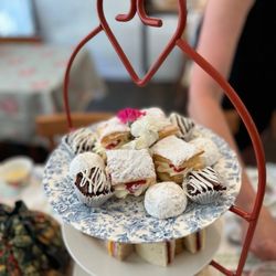 The Tea Nook - Desserts on the top tier!
