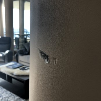 Jerome's Furniture - Damage to wall from couch delivery. - Furniture Stores Near Me - San Marcos, California Jerome's Furniture - Damage to wall from couch delivery. - Furniture Stores Near Me - San Marcos, California