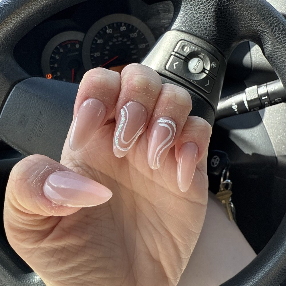 Hollywood Nails - THE NAIL SHAPE AND LENGTH AND THIS GUY TOOK 3.5 HOURS TO DO THIS AND IT WAS NOTHING AT ALL LIKE I WANTED DOESNT EVEN SPEAK ENGLISH - Nail Salons Near Me - Pleasant Hill, California Hollywood Nails - THE NAIL SHAPE AND LENGTH AND THIS GUY TOOK 3.5 HOURS TO DO THIS AND IT WAS NOTHING AT ALL LIKE I WANTED DOESNT EVEN SPEAK ENGLISH - Nail Salons Near Me - Pleasant Hill, California