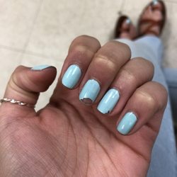 New Posh Nail Spa - SUPER disappointed. Haven't had this color on for more than a day.