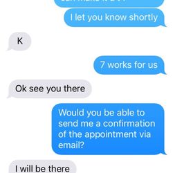 Fairfax Realty - Tysons - Text message conversation 1