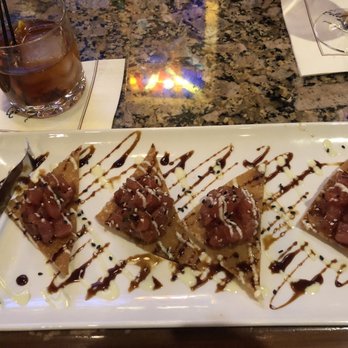 Eddie Merlot's - Ahi Tuna Wontons off the Lounge menu January 2023 - Seafood Near Me - Pittsburgh, Pennsylvania Eddie Merlot's - Ahi Tuna Wontons off the Lounge menu January 2023 - Seafood Near Me - Pittsburgh, Pennsylvania