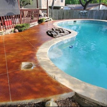 The Slab Lab - a concrete pool - Flooring Near Me - Kyle, Texas