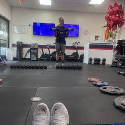 Coach Jeremy doing a demo