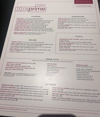 KC Prime Restaurant Steakhouse by null