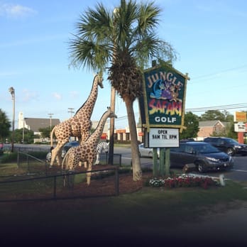 Jungle Safari Golf - Road sign - Golf Near Me - Myrtle Beach, South Carolina