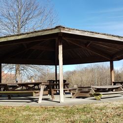 English Park - Picnic tables by Pittsvylania Ave