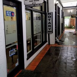 'breezeway' of 8685 building