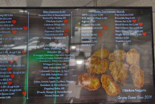 Menu photo 4 Boba Tea Lounge Covina, CA