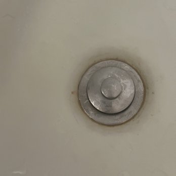 SCS Cleaning - Bathtub drain was left dirty like this! - Office Cleaning Near Me - Lubbock, Texas SCS Cleaning - Bathtub drain was left dirty like this! - Office Cleaning Near Me - Lubbock, Texas