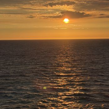 Viking Line - Sunset from the room - Travel Services Near Me - Stockholm, Alberta