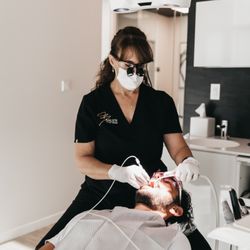 Bauer Dental Center - Our Hygienist, Julia, at work