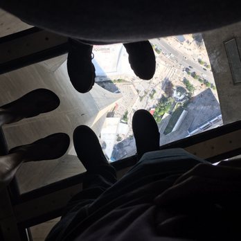 CN Tower - 114 floors up. Glass floor. Keith,Kaitlyn and I. - Landmarks & Historical Buildings Near Me - Toronto, Ontario