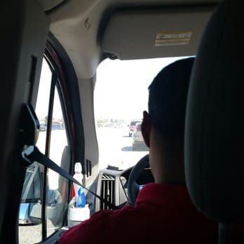 Prime Time Shuttle - Seated behind Pierre - Airport Shuttles Near Me - Los Angeles, California