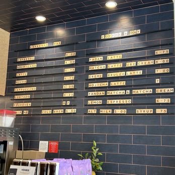 Dash Coffee Bar - 3/29/25 Drink menu - Coffee & Tea Near Me - Pasadena, California