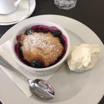 Tartine - What an amazing Blueberry/Lemon cobbler! If you get a chance and are visiting Coronado, make sure to visit Tartines. - Desserts Near Me - Coronado, California