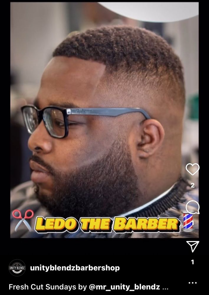 Unity Blendz Barbershop Logo