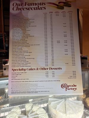 Menu photo 3 The Cheesecake Factory Providence, RI Menu photo 3 The Cheesecake Factory Providence, RI