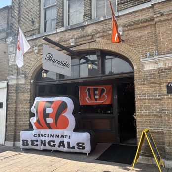 Burnside's Tavern - Burnsides Tavern proving they are excited to have Bengals Fans in their bar! - Bars Near Me - Austin, Texas