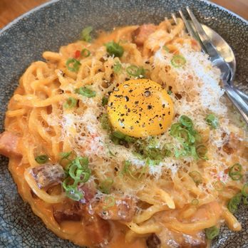 Momonoki - Miso Bacon Carbonara - Japanese Near Me - Fountain Valley, California Momonoki - Miso Bacon Carbonara - Japanese Near Me - Fountain Valley, California