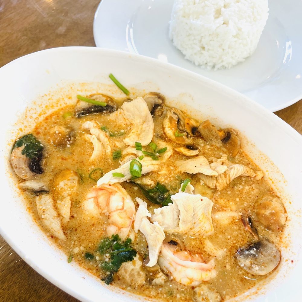 Thai Rama Restaurant - Tom Kha shrimp & chicken - Thai Near Me - Torrance, California Thai Rama Restaurant - Tom Kha shrimp & chicken - Thai Near Me - Torrance, California