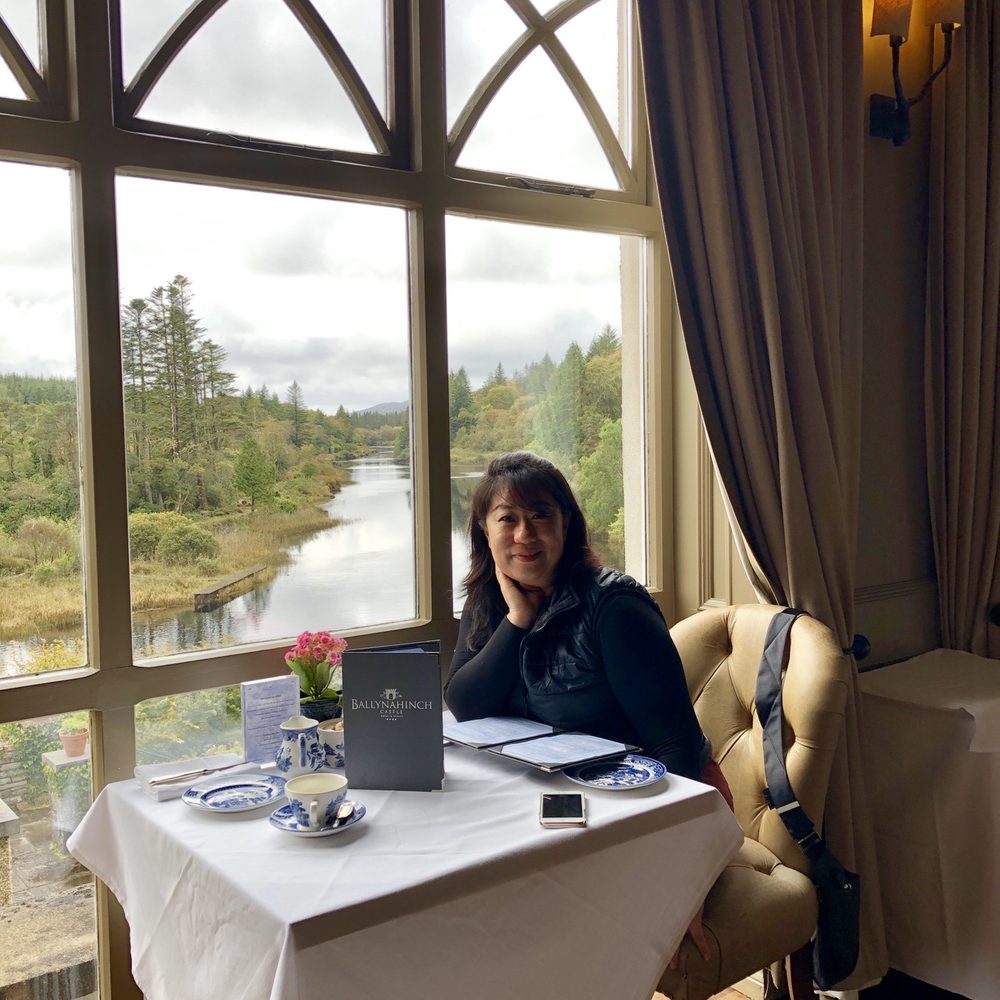 Ballynahinch Castle Hotel - Views from our dining table - Hotels Near Me