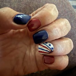 Pictures of my beautiful Fourth of July Nails hello Pictures of my beautiful Fourth of July Nails hello